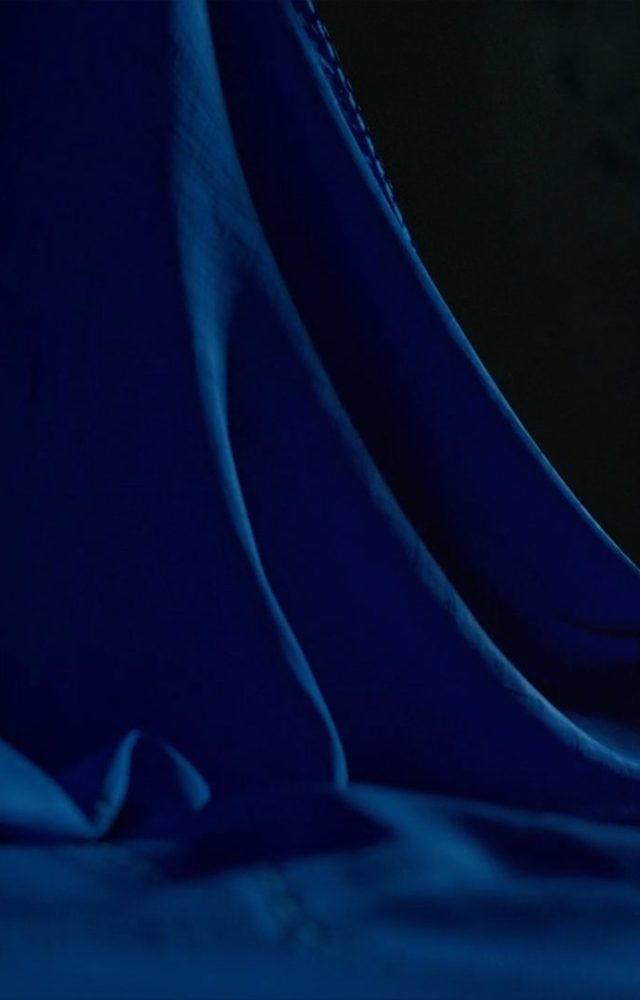 Olga's tribute to the Ukrainian people - 3d cloth simulation