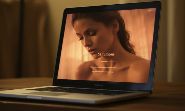 Serene Beauty Laptop Display